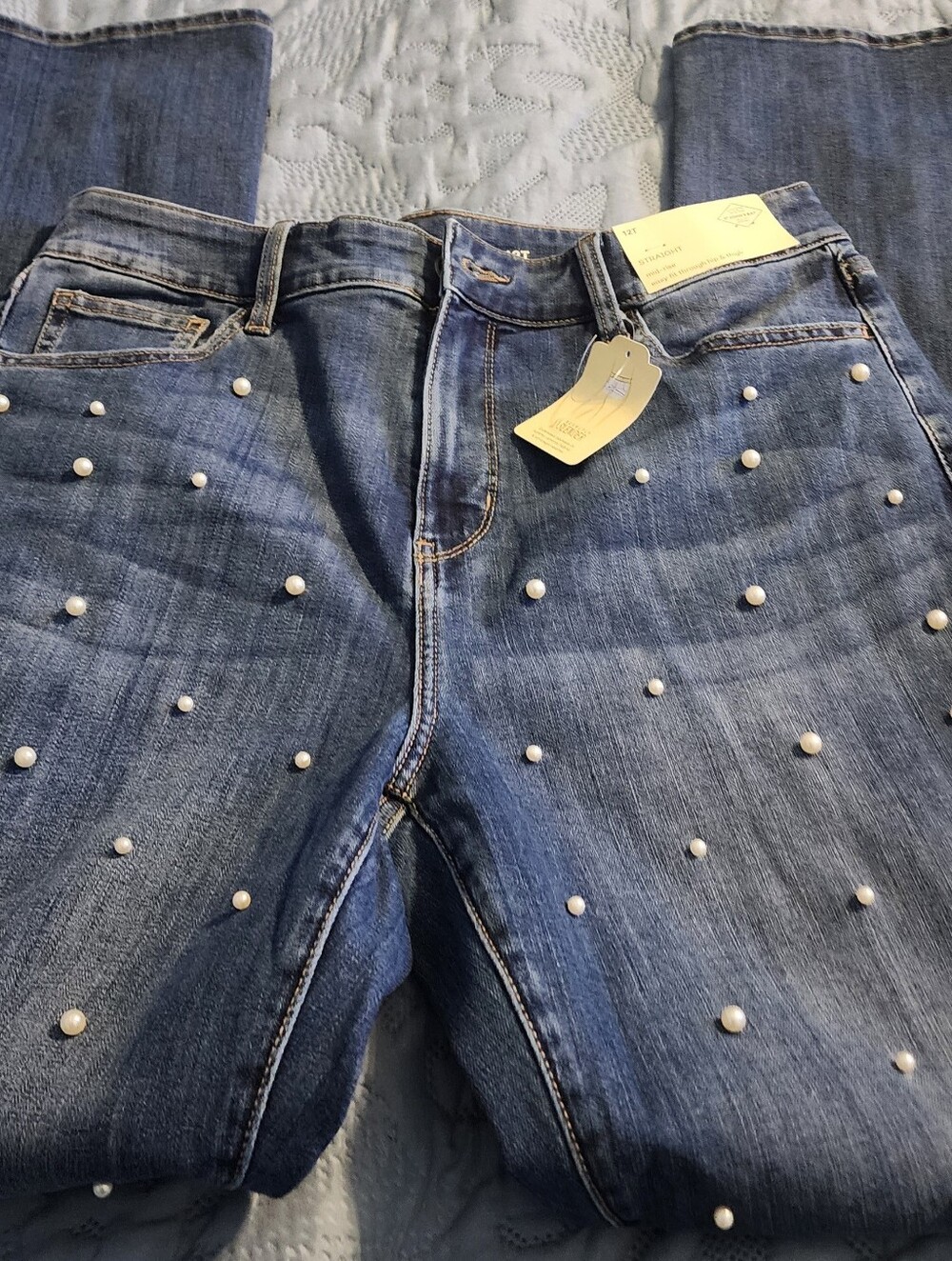 jcpenney a.n.a Women’s Skinny Jeans in Denim Blue